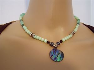 Picture of Abalone and Green Tiger's Eye